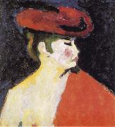 Alexei Jawlensky The Red Shawl Germany oil painting artist